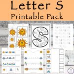 This Letter S Printable Pack is aimed for children aged 3 - 9 and contains a variety of activities; simple math concepts, literacy and hands-on activities. 