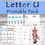 This Letter U Printable Pack is aimed for children aged 3 - 9 and contains a variety of activities; simple math concepts, literacy and hands-on activities. 