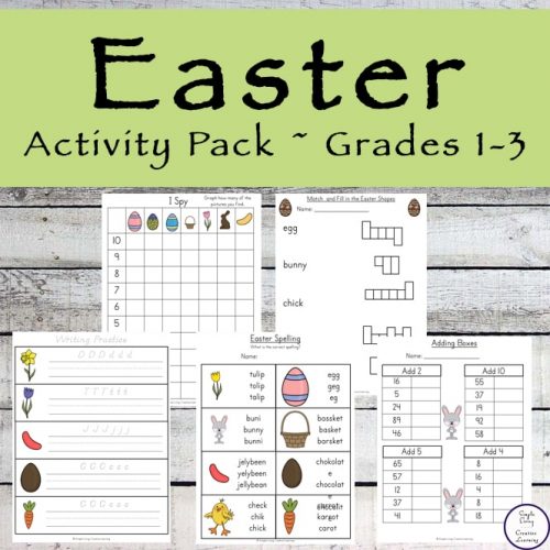 This Easter Activity Pack is aimed at children grades one and three and is full of all the fun things kids love, while helping them practice their math and literacy skills. 