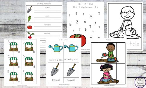 Vegetable Garden Printable Pack - Simple Living. Creative Learning