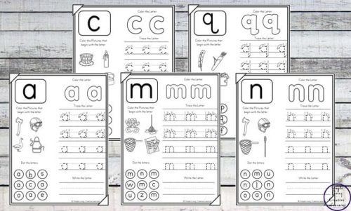 Learning all the letters can be tough for young children. These No-Prep Lowercase Alphabet Worksheets are a great way to help them to learn to recognise and write all the lowercase letters of the alphabet.