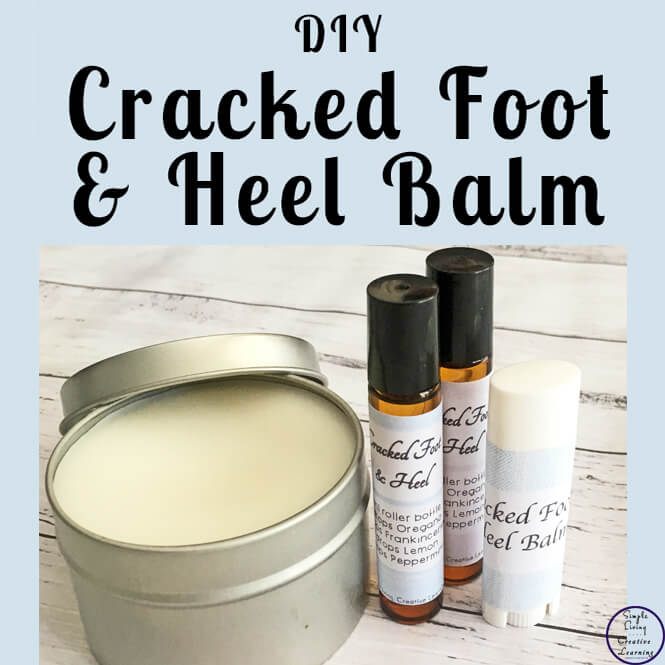 This DIY Cracked Foot & Heel Balm is a great way to moisturise and help heal the cracks that can appear on our feet.