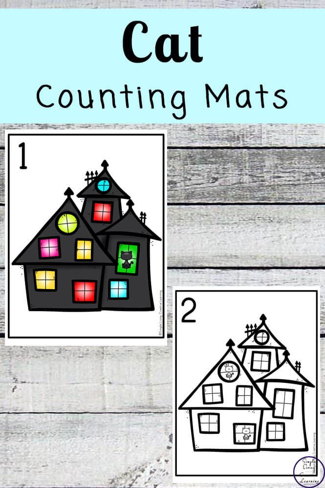 Focusing on the numbers 1 - 20, these Cat Counting Mats are a fun, hands-on math activity that preschoolers and toddlers will love.