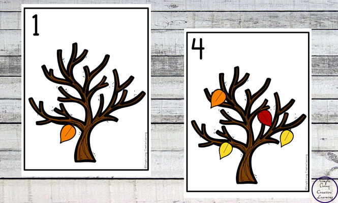 Focusing on the numbers 1 - 20, these Fall Leaf Counting Mats are a fun, hands-on math activity that preschoolers and toddlers will love.