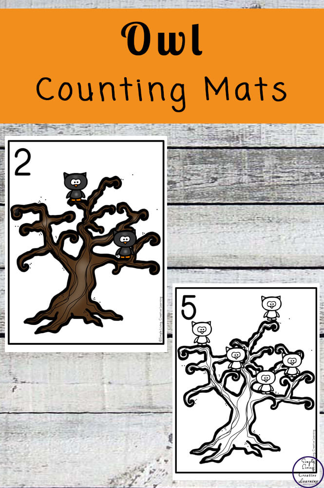 Focusing on the numbers 1 - 20, these Owl Counting Mats are a fun, hands-on math activity that preschoolers and toddlers will love.