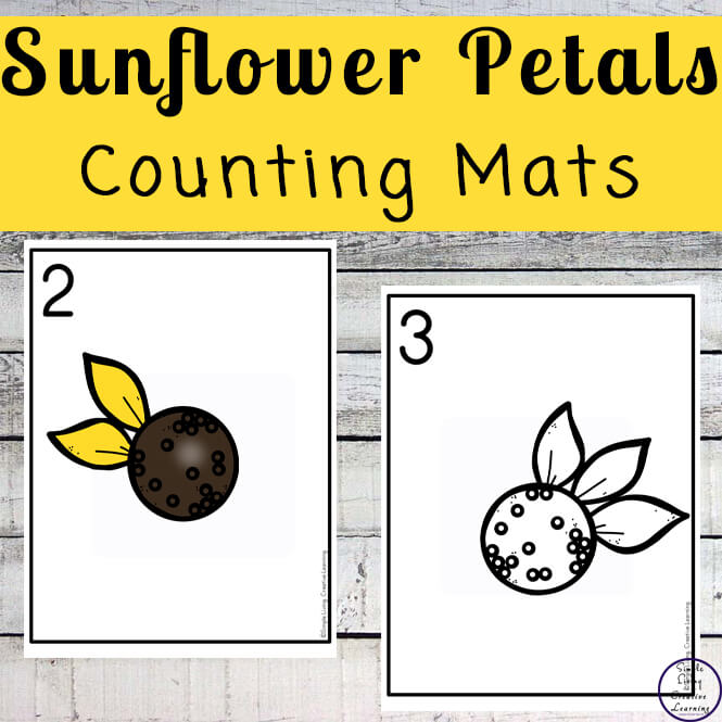 Sunflower Counting Mats