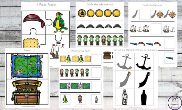 Pirate Printable Pack - Simple Living. Creative Learning