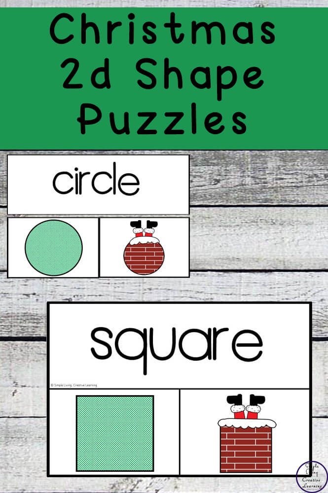 Enjoy learning and working on shape recognition this Christmas with these exciting new Christmas 2d Shape Puzzles. 