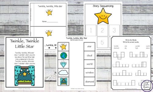 Twinkle, Twinkle Little Star Printable Pack - Simple Living. Creative ...