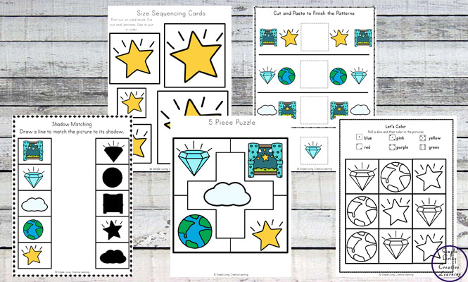 This Twinkle, Twinkle Little Star printable pack is aimed at children in kindergarten and preschool and includes over 80 pages of fun and learning.