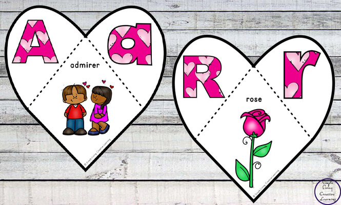 These gorgeous Valentine Alphabet puzzles are fun and a great way to work on phonics while talking about different ways we can show love and kindness this Valentine's Day.