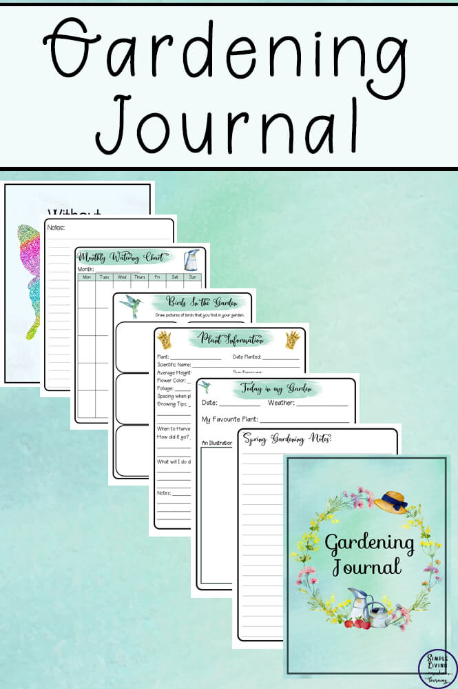 Create A Gardening Journal Simple Living Creative Learning