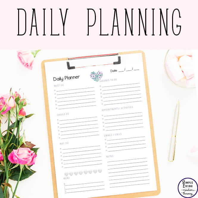 Printable Daily Planners