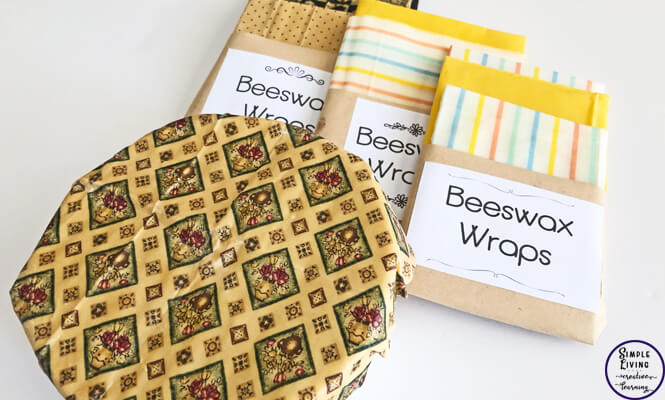 A great, green alternative to disposable cling-wrap is beeswax wraps. They are so easy to make, though can be a little fiddly at times, but they work great.
