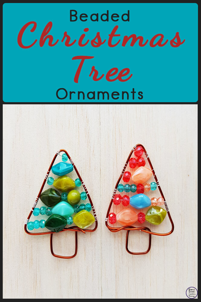 This gorgeous beaded Christmas Tree is a fun little craft that will make great decorations for your tree or table this Christmas.