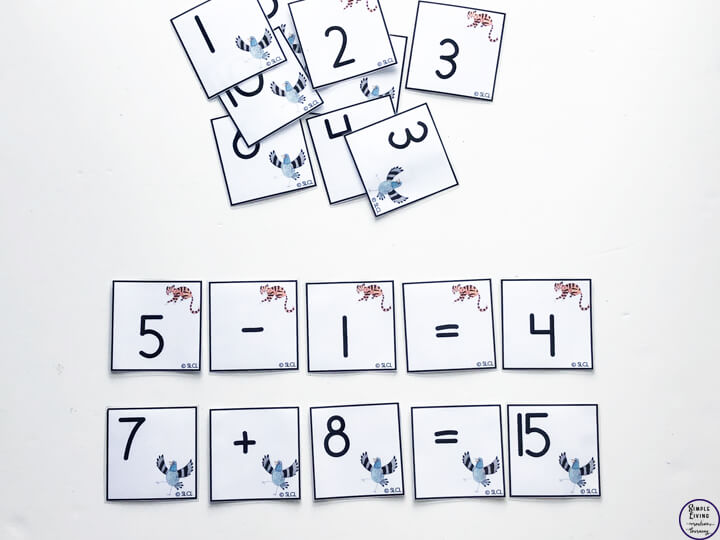 Full of suspense, this story is a great way for children to learn single figure addition and subtraction. These easy to use Pigeon Math Cards are a great way to enhance learning while reading this book.