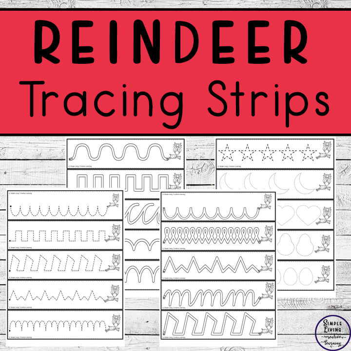 Reindeer Tracing Strips