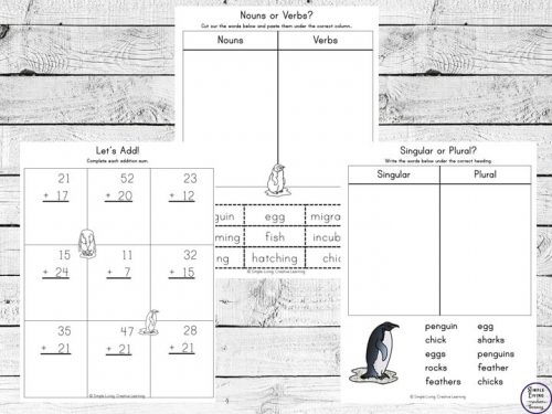 Penguin Life Cycle Printable Pack - Simple Living. Creative Learning