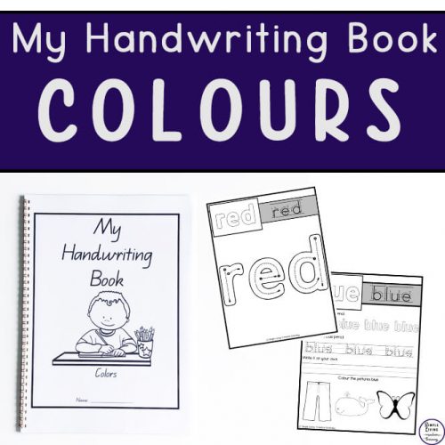 My Handwriting Book ~ Colours
