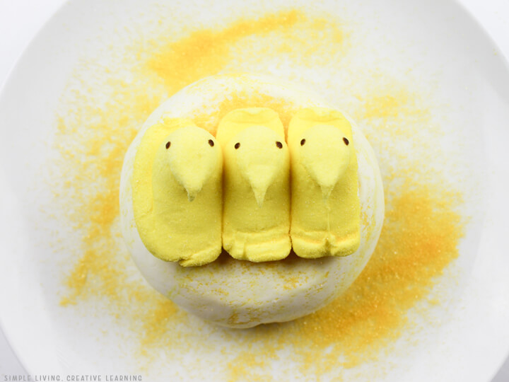 Edible Playdough with Peeps and Sprinkles