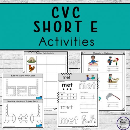 CVC ~ Short E Activities