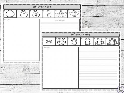 Learn to Draw Activity - Simple Living. Creative Learning