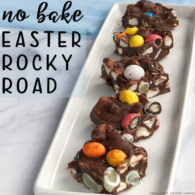 No Bake Easter Rocky Road