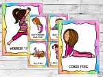 Stretching Exercise Cards and Posters - Simple Living. Creative Learning