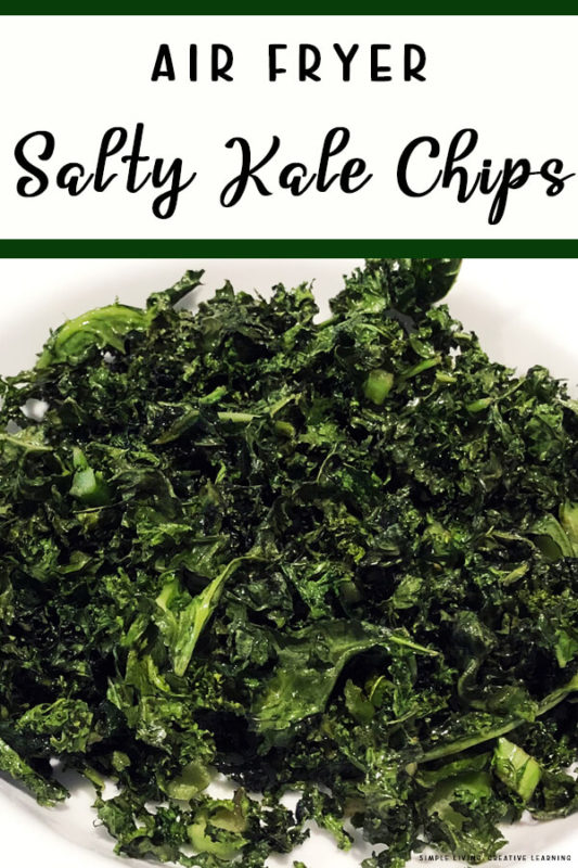 Air Fryer Salty Kale Chips Simple Living. Creative Learning