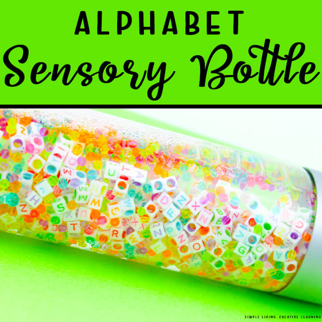 Alphabet Sensory Bottle