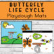 Butterfly Life Cycle Playdough Mats