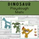 Dinosaur Playdough Mats
