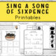 Sing a Song of Sixpence Printable Pack
