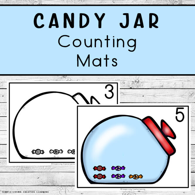 Candy Jar Counting Mats