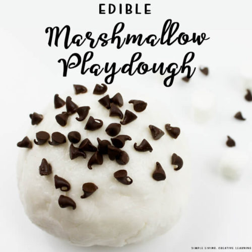 Edible Marshmallow Playdough