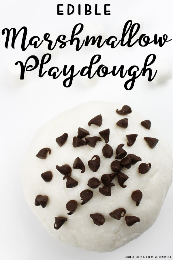 Edible Marshmallow Playdough