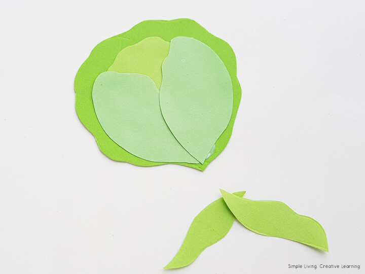 Vegetable Paper Craft Activity