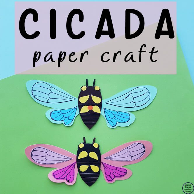 Cicada Paper Craft
