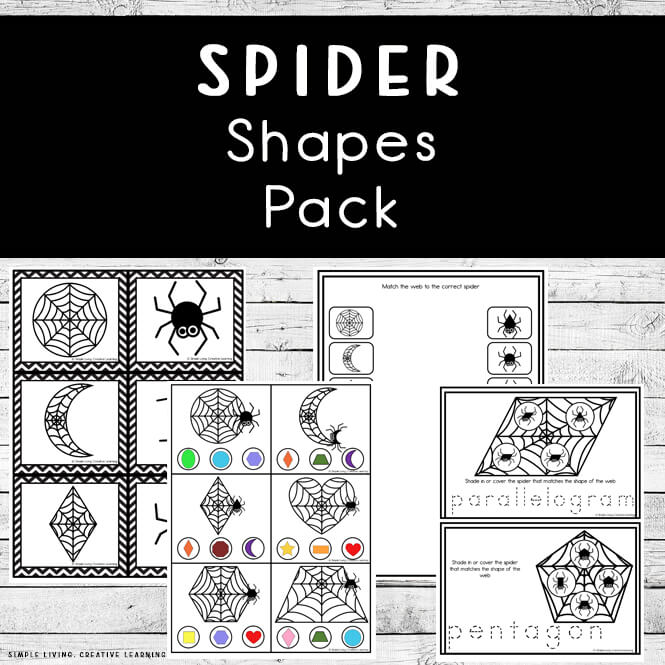 Spider Shapes Pack