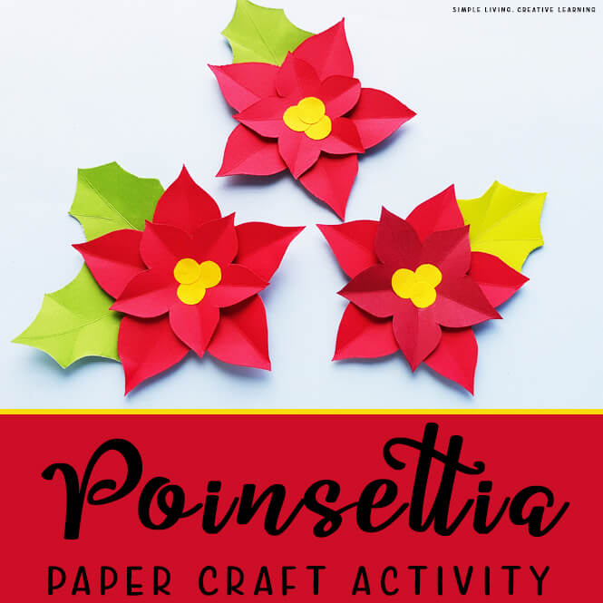 Poinsettia Paper Craft Activity
