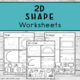 2D Shape Worksheets