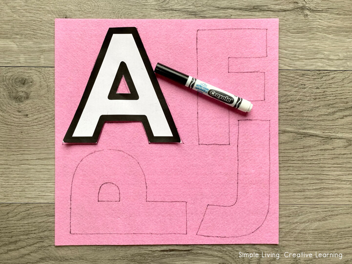 Sew a Felt Alphabet