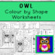Owl Colour By Code Worksheets