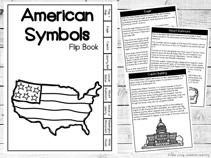 American Symbols Research Flip Book