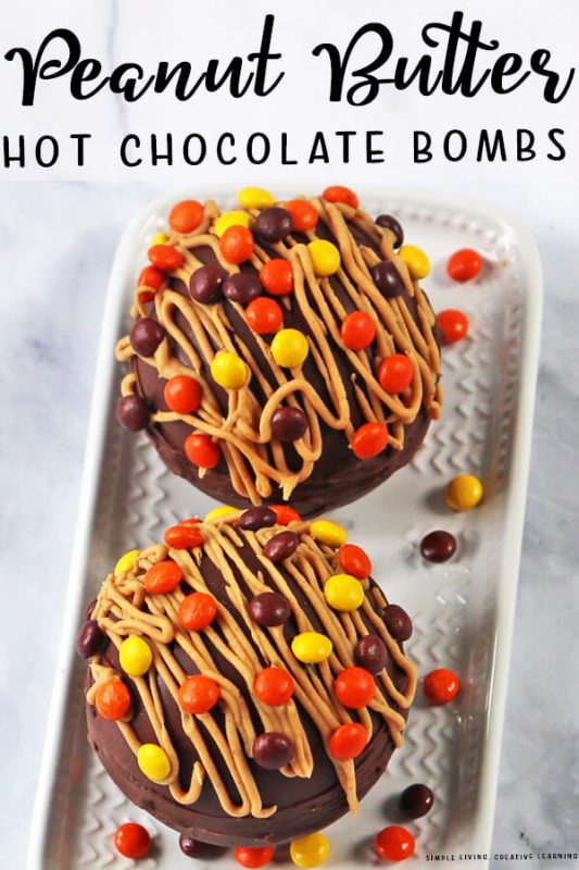 Peanut Butter Hot Chocolate Bombs Simple Living. Creative Learning