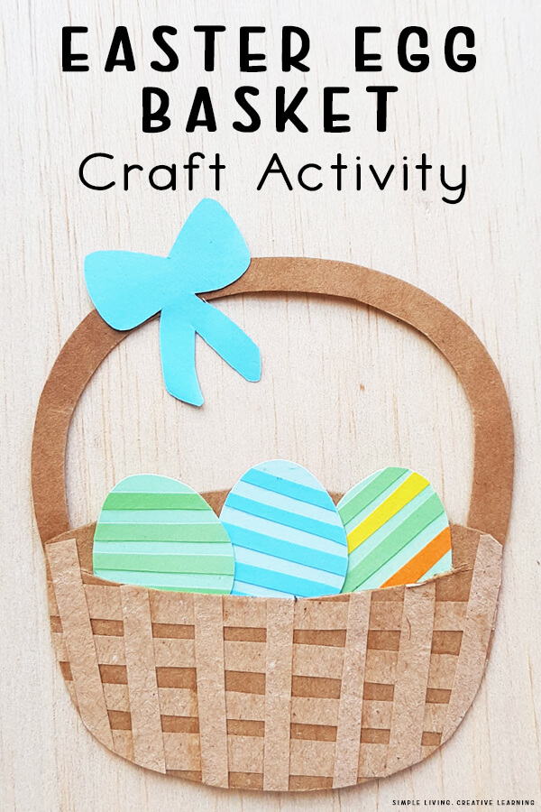 Easter Egg Basket Craft Activity