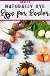 Naturally Dye Eggs for Easter