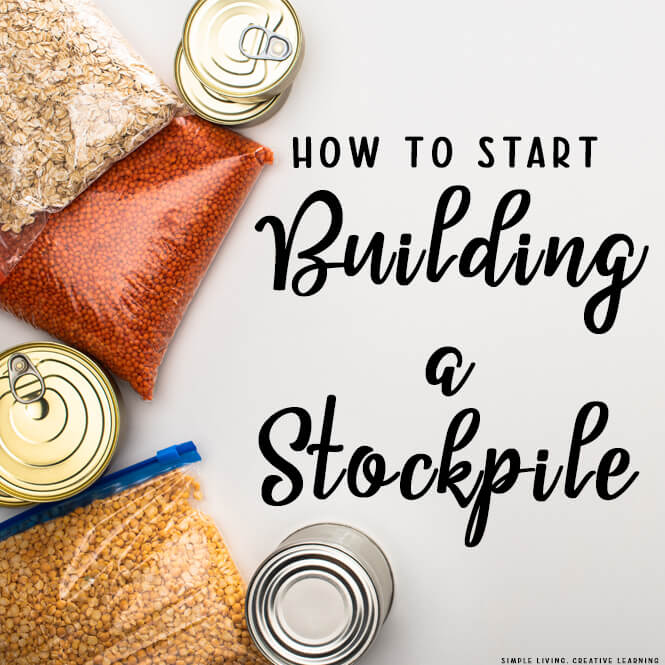 How to start building a stockpile