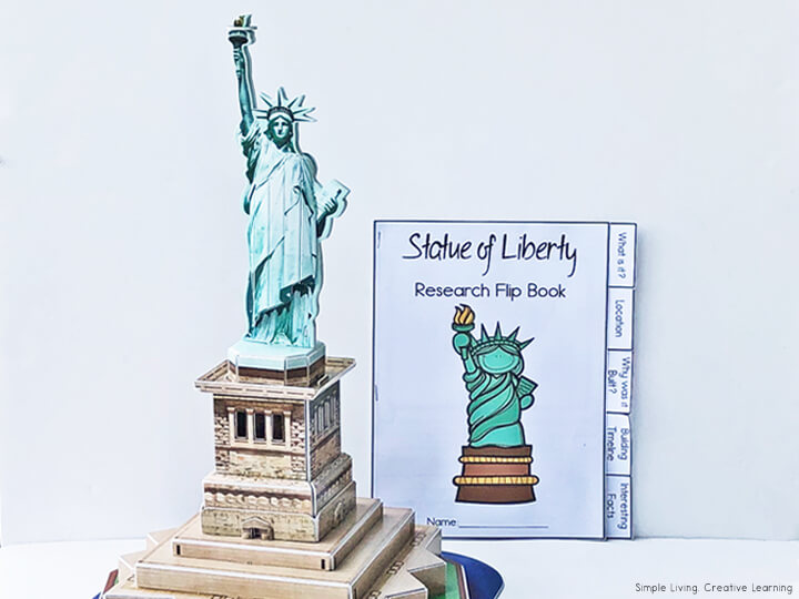 Statue of Liberty Research Flip Book