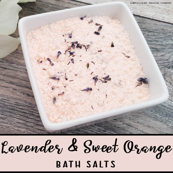 Lavender and Sweet Orange Bath Salts